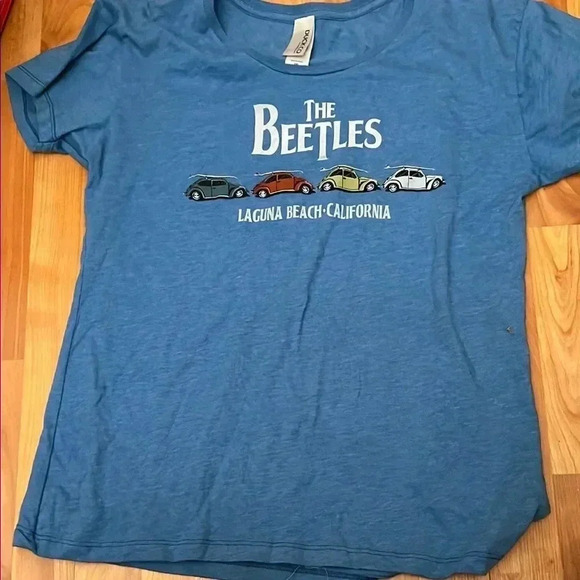 T Shirt The Beetles VW Laguna Beach CA Size XXL - Picture 1 of 3